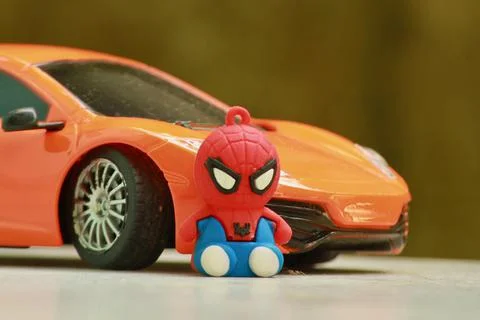 Toy spiderman Stock Photos