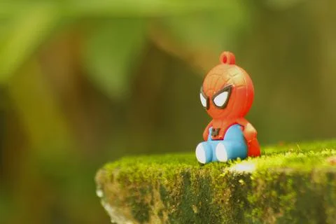 Toy spiderman Stock Photos