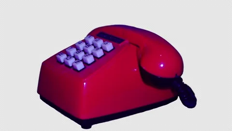 Toy Telephone Animation Stock Footage 160189717