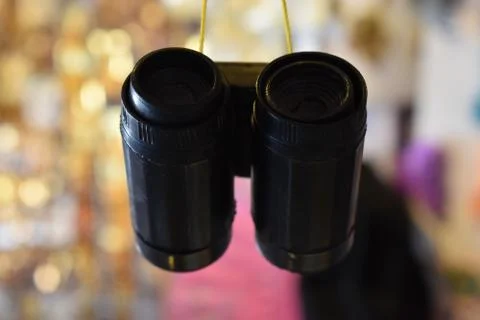 Toy Telescope Stock-Fotos