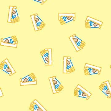 Toy tools baby vector seamless pattern Stock Illustration