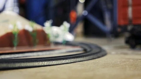 Toy train. Child Stock Footage 106683036