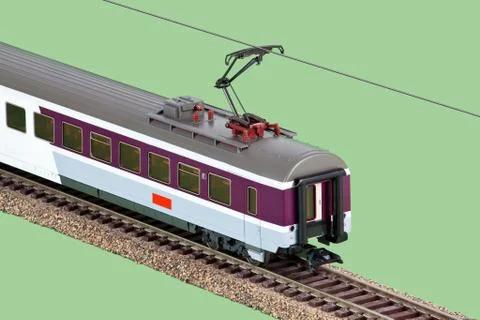 Toy train dining car Stock Photos