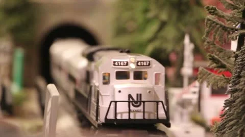 Toy Train Stock Footage 12368120