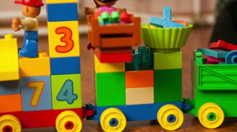 Toy train Stock Footage 44551448
