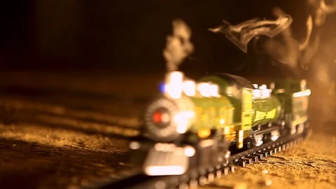 Toy train Stock Footage 107345365