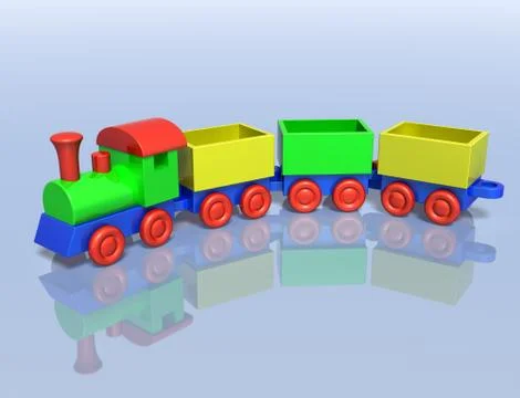 Toy train Stock Illustration