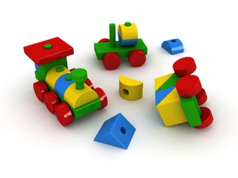 Toy train Stock Illustration