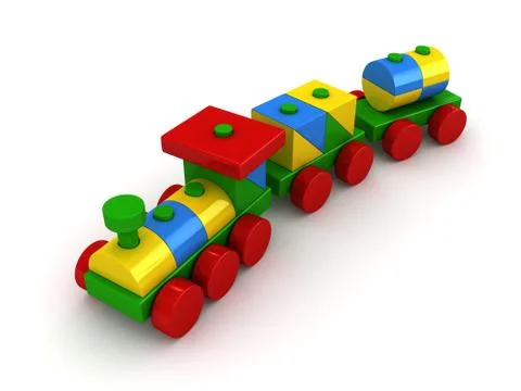 Toy train Stock Illustration