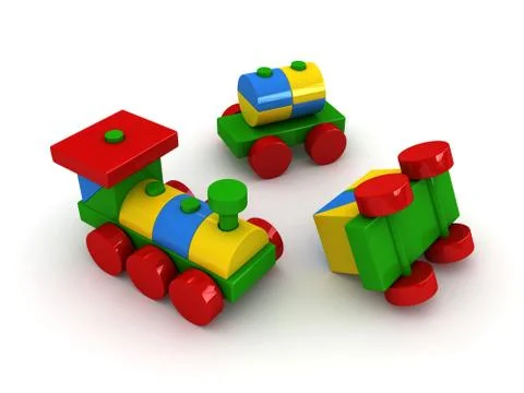 Toy train Stock Illustration
