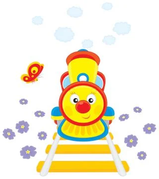 Toy train Stock Illustration