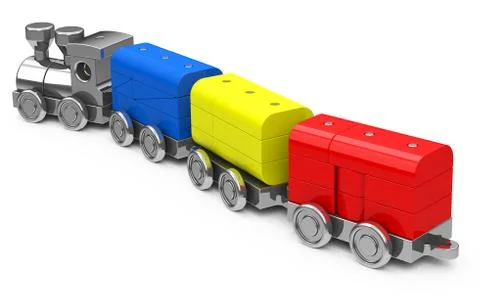 The toy train Stock Illustration