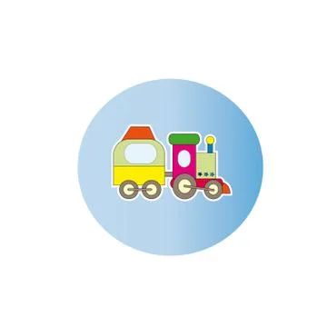 Toy-train Stock Illustration