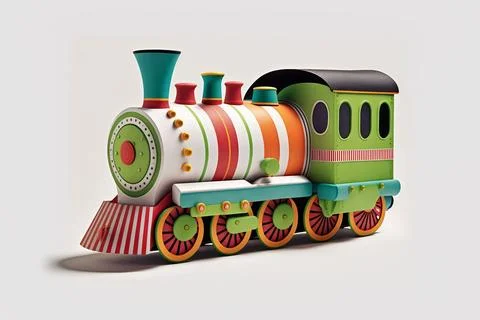 Toy train Stock Illustration