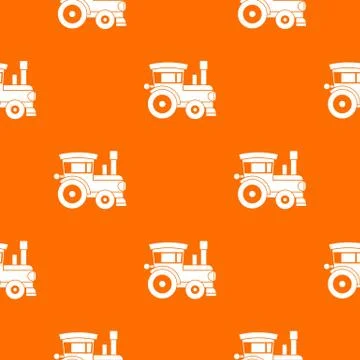 Toy train pattern seamless Stock Illustration