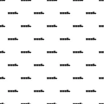 Toy train pattern seamless vector Illustrazione stock