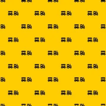 Toy train pattern vector Stock Illustration