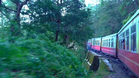 Toy Train Shimla UNESCO World Heritage Site, Himachal Pradesh, India. 動画素材 266200545