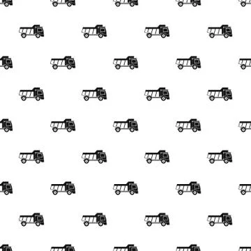 Toy truck pattern vector Stock Illustration