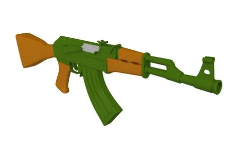 Toy weapon Stock Illustration