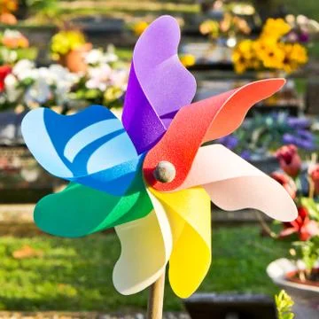 Toy windmill Stock Photos