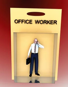 Toy Worker Stock Illustration