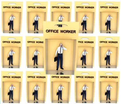 Toy Worker Stock Illustration