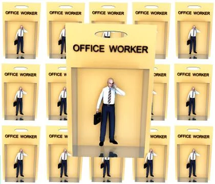 Toy Worker Stock Illustration