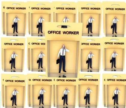 Toy Worker Stock Illustration