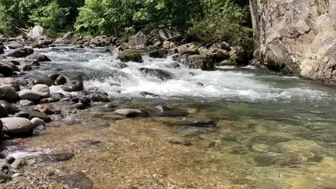 Toyohara Streaming River Stock Footage 266858877