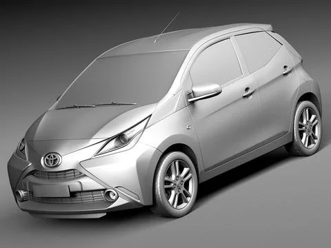 3D Model: Toyota Aygo 2015 ~ Buy Now #96466081 | Pond5