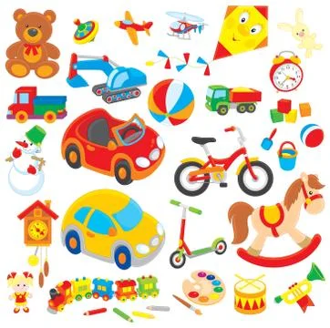 Toys Stock Illustration