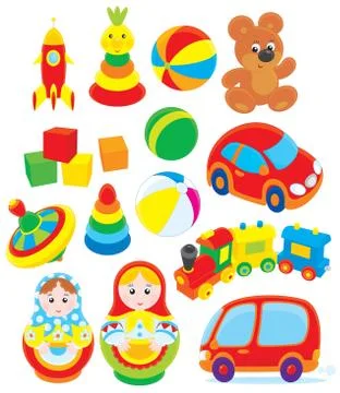 Toys Stock Illustration