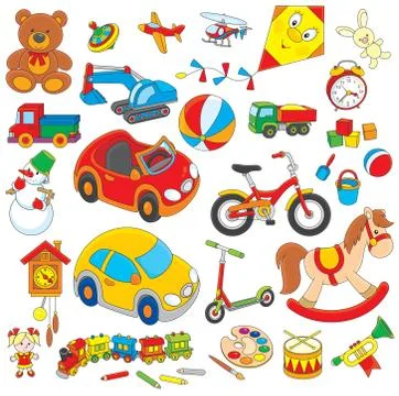 Toys Stock Illustration