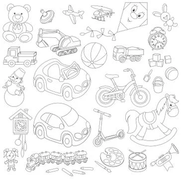 Toys Stock Illustration
