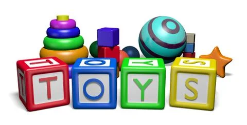 Toys Stock Illustration