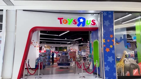 Toys R Us Pan Down Stock Footage 246977029