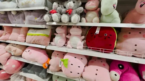 Toys on shelves for Shop toy Stock Video Pond5