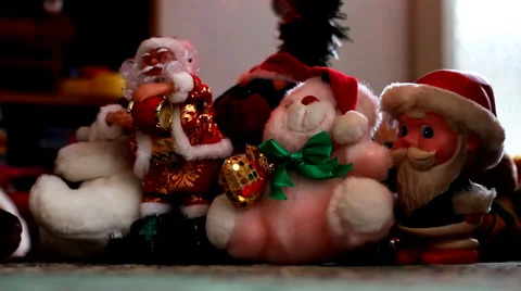 Toys under Christmas Tree Video stock 34509149