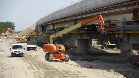 Tp-freeway-overpasslow.mp4 Stock Footage 46117401