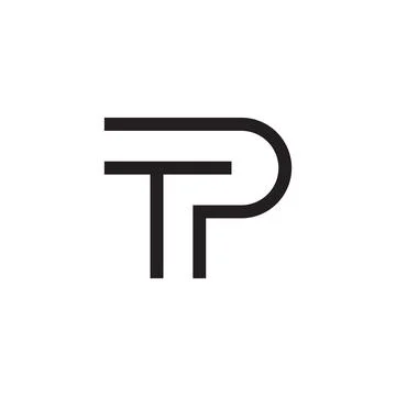 Tp initial letter vector logo Stock-Illustration