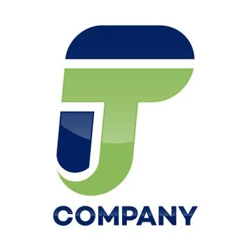 TP letter logo Stock Illustration