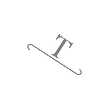 Tp t p hand writing written black white alphabet company letter logo square Stock Illustration