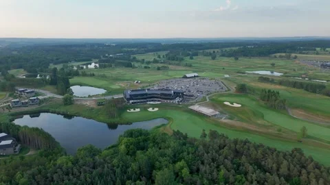 TPC Toronto Osprey Valley Golf Course Clubhouse During Sunrise In Alton Stock Footage 331209759