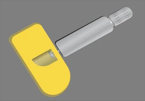 TPMS sensor vector image Stock Illustration