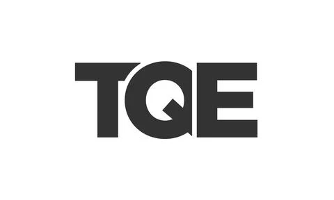 TQE logo design template with strong and modern bold text. Initial based ve.. イラスト素材