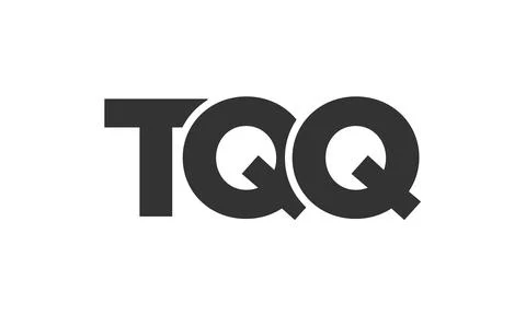 TQQ logo design template with strong and modern bold text. Initial based ve.. Stock Illustration