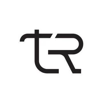 Tr initial letter vector logo icon Stock Illustration