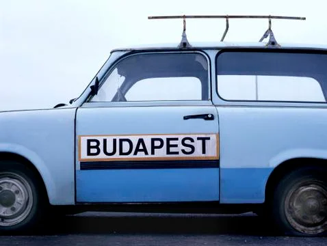 Trabant in Budapest Stock Photos