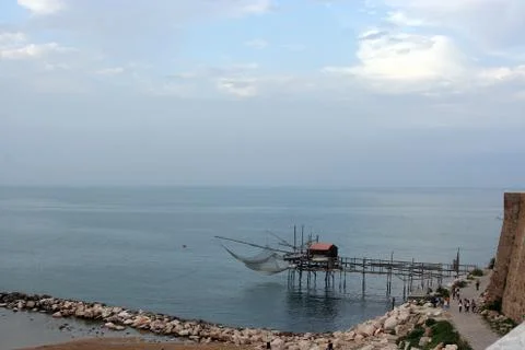 Trabucco of Termoli Foto stock